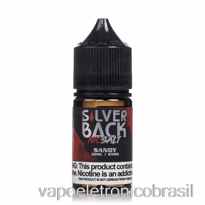 Vape Eletrônico Sandy - Silverback Juice Co. Sais - 30ml 25mg